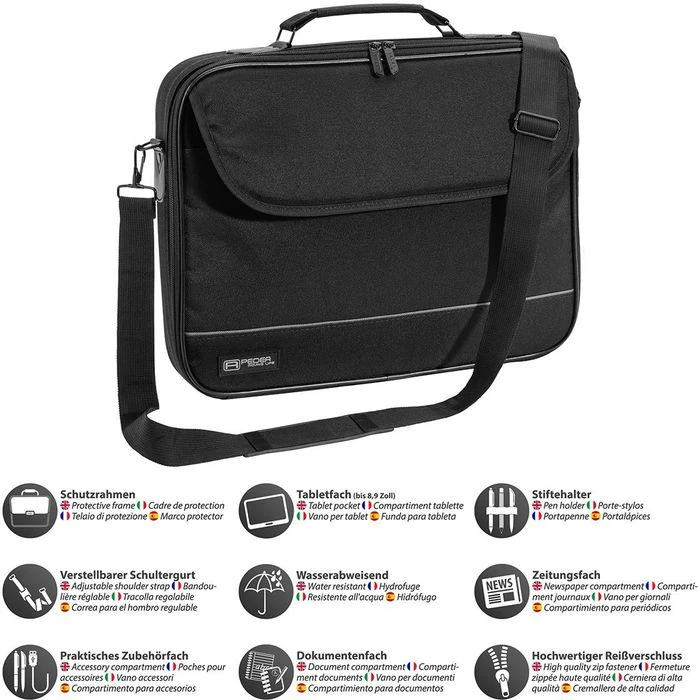 Pedea Laptoptasche Fair, 66068020, Bis 17,3 Zoll / 43,9 Cm Laptops, Nylon 9 Pedea Laptoptasche Fair, 66068020, Bis 17,3 Zoll / 43,9 Cm Laptops, Nylon – Bild 7