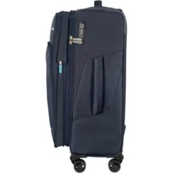 AmericanTourister Summerfunk Spinner, Weich Trolley 4 Rollen Blau 77L, 67,5cm Größe L Reisekoffer -Eastpak Shop 5b74f06481cfa0ff25ee2a51c645eef27b44be04 reisekoffer americantourister summerfunk spinner