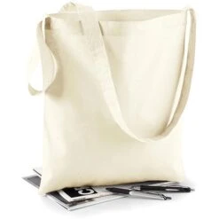 Westford Mill Westford-Mill Stoffbeutel W107 Sling Bag For Life, Mit Henkel, 34 X 40cm, Natural, Baumwolle -Eastpak Shop 5c52b4ea617c89bf3ebc046c264617ef3b91d556 stoffbeutel westford mill w107 sling bag for life