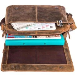 Almadih Umhängetasche Dylan, Echt Leder, 37 X 27 X 8cm, Braun Vintage -Eastpak Shop 5c7e11b56f3a5f038d5199e93b54fc48a0736daa umhaengetasche almadih dylan