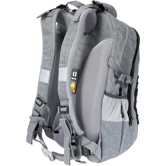 Eberhard Faber Eberhard-Faber Schulrucksack X-Style, 577624, Unisex, Grau / Schwarz 5 Eberhard Faber Eberhard-Faber Schulrucksack X-Style, 577624, Unisex, Grau / Schwarz – Bild 3