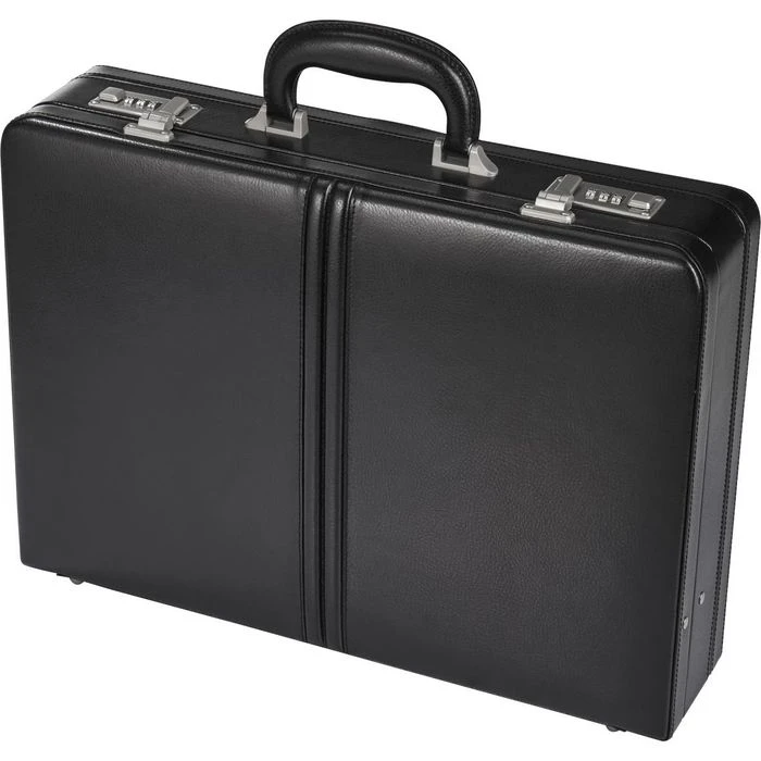 D&N Aktenkoffer 2667 Tradition, Schwarz, Echt Leder, Mit Zahlenschloss 3 D&N Aktenkoffer 2667 Tradition, Schwarz, Echt Leder, Mit Zahlenschloss