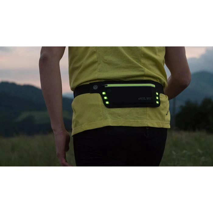 Wheel-Bee Gürteltasche Night Runner, Mit LED-Licht, Schwarz, 0,5 Liter, Breite 24cm, Neopren 7 Wheel-Bee Gürteltasche Night Runner, Mit LED-Licht, Schwarz, 0,5 Liter, Breite 24cm, Neopren – Bild 5