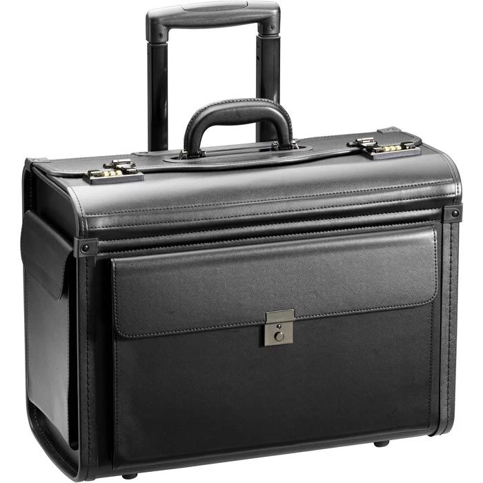 D&N Pilotenkoffer Business & Travel 2879, Trolley, Kunstleder, Schwarz, 39L 3 D&N Pilotenkoffer Business & Travel 2879, Trolley, Kunstleder, Schwarz, 39L