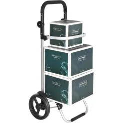Songmics Einkaufstrolley KST03BK, Klappbar, Mit Kühlfach, Bis 25kg, Schwarz 17 Songmics Einkaufstrolley KST03BK, Klappbar, Mit Kühlfach, Bis 25kg, Schwarz -Eastpak Shop 64daf004dcbbe1d5ac6cbd4d4f463302a51f03be einkaufstrolley songmics kst03bk klappbar