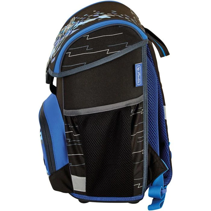 Herlitz Schulranzen Loop Plus CamouCross 50037414, Für Jungen, Schwarz / Blau, 4-teiliges Set 8 Herlitz Schulranzen Loop Plus CamouCross 50037414, Für Jungen, Schwarz / Blau, 4-teiliges Set – Bild 6