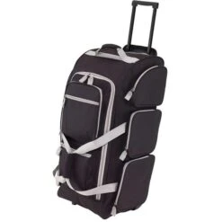 Alternative view of Böttcher-AG Reisetasche 9P, Mit Rollen, Polyester, Grau / Schwarz, 75L, 75cm, Größe XL