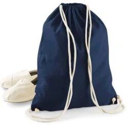 Westford Mill Westford-Mill Stoffbeutel W110 Cotton Gymsac, Mit Kordelzug, French Navy, Baumwolle, 37 X 46cm -Eastpak Shop 71d798e07b909208b4ef8452e87f66d45158c85d stoffbeutel westford mill w110 cotton gymsac