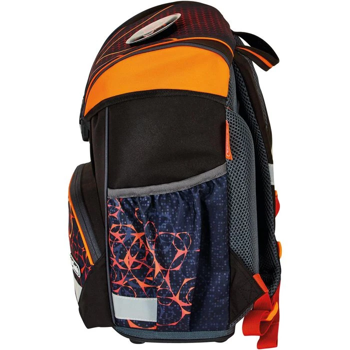 Herlitz Schulranzen UltraLight Plus Mechanic, 50037728, Für Jungen, Schwarz / Orange, 4-tlg. Set 8 Herlitz Schulranzen UltraLight Plus Mechanic, 50037728, Für Jungen, Schwarz / Orange, 4-tlg. Set – Bild 6