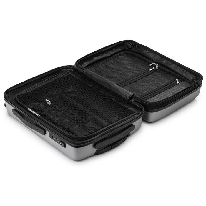 Hauptstadtkoffer Reisekoffer Mitte Hartschale, Trolley 4 Rollen, Silber, 55 Liter, 55cm, Größe S 6 Hauptstadtkoffer Reisekoffer Mitte Hartschale, Trolley 4 Rollen, Silber, 55 Liter, 55cm, Größe S – Bild 4