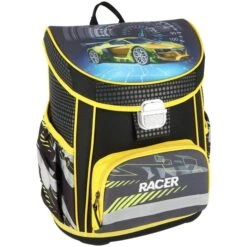 Spirit Schulranzen Vision Racer TTS 409133, Für Jungen, Schwarz / Gelb, 4-teiliges Set -Eastpak Shop 75f67565deb7386f0efb92094459d7e5c5a7b10a schulranzen spirit vision racer tts 409133
