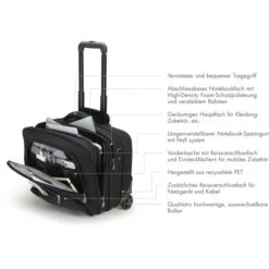 Dicota Business-Trolley Eco Multi Roller PRO D30924-RPET, Recyceltes PET, Mit Laptopfach, Schwarz, 27,5L 16 Dicota Business-Trolley Eco Multi Roller PRO D30924-RPET, Recyceltes PET, Mit Laptopfach, Schwarz, 27,5L -Eastpak Shop 7607c29e33c1717dc92a84b0a819e7b5d341e39e business trolley dicota eco multi roller pro