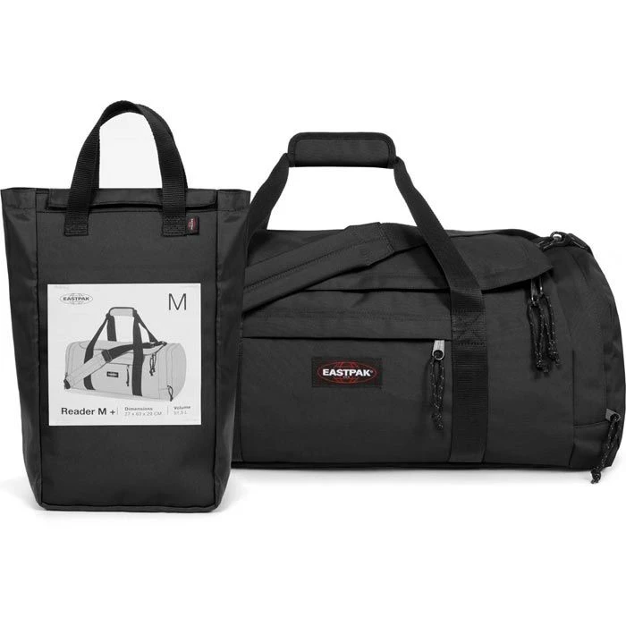 Eastpak Reisetasche Reader M Plus EK00082D0081, Polyester, Schwarz, 51,5 Liter, 63cm, Größe M 7 Eastpak Reisetasche Reader M Plus EK00082D0081, Polyester, Schwarz, 51,5 Liter, 63cm, Größe M – Bild 5
