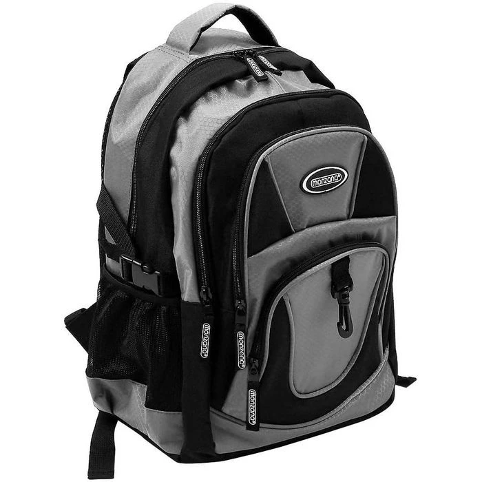 Monzana Rucksack 102386, Schwarz/grau Laptopfach Polyester 34L 46cm 4 Monzana Rucksack 102386, Schwarz/grau Laptopfach Polyester 34L 46cm – Bild 2