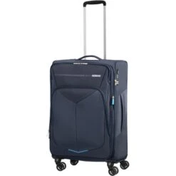 AmericanTourister Summerfunk Spinner, Weich Trolley 4 Rollen Blau 77L, 67,5cm Größe L Reisekoffer -Eastpak Shop 7d9e9ddab0c38b28fd6d0ab95ab2507af18edbdb reisekoffer americantourister summerfunk spinner
