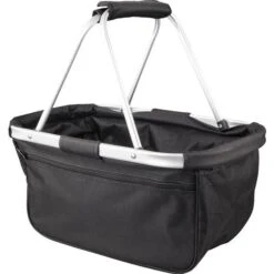 Halfar Einkaufskorb BASKET, Faltbar, Stoff, 45 X 25 X 25cm, Schwarz