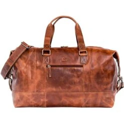 Almadih Reisetasche Yuri, Echt Leder, Braun Deluxe, 31 Liter, 51cm, Größe S -Eastpak Shop 82654cc8fbce0547f1804232a9f40b709306c899 reisetasche almadih yuri