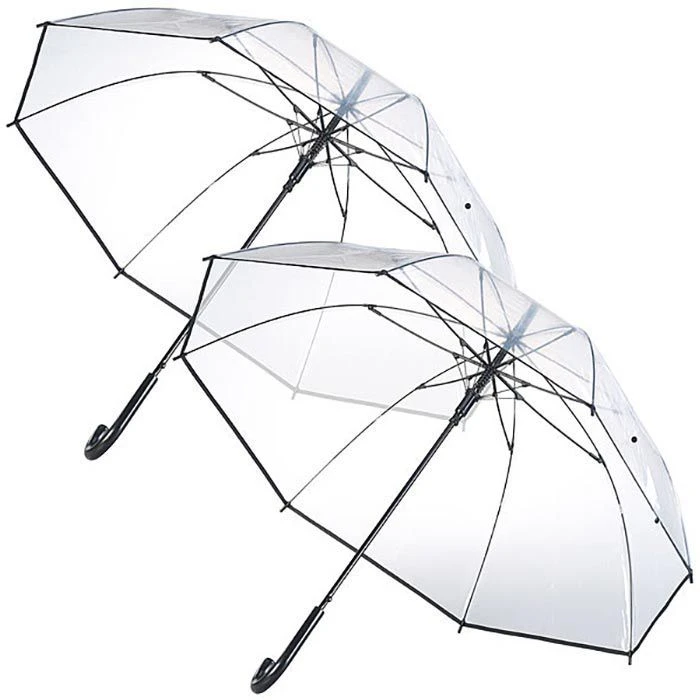 Böttcher-AG Regenschirm Carlo Milano, Transparent, Öffnungsautomatik, Ø 100cm, Länge 84cm, 2er Set 3 Böttcher-AG Regenschirm Carlo Milano, Transparent, Öffnungsautomatik, Ø 100cm, Länge 84cm, 2er Set