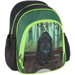 Spirit Kinderrucksack Uno Panther TTS 403622, Schwarz / Grün, 3-6 Jahre, 10 Liter, 270g