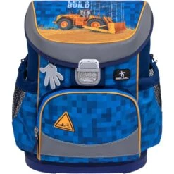 Belmil Schulranzen Mini Fit Bulldozer 405-33, Für Jungen, Blau / Orange, 4-teiliges Set -Eastpak Shop 8abf892013a56c7e7fa9172e30603172c8dd5602 schulranzen belmil mini fit bulldozer 405 33