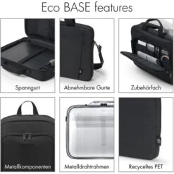 Dicota Laptoptasche Eco Multi Base, D30447-RPET, Bis 17,3 Zoll / 43,9 Cm Laptops, Recyceltes PET -Eastpak Shop 8d19215d1cb756fa79f419f763b8eb56dfa4a7a2 laptoptasche dicota eco multi base d30447 rpet