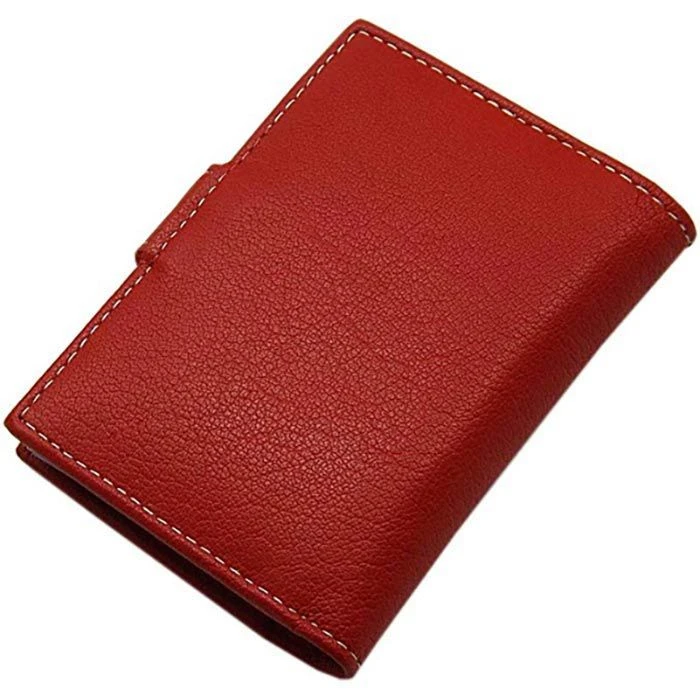 Myledershop Kreditkartenetui XXL 2127, Echt Leder, Weiße Kontrastnaht, Rot 7 Myledershop Kreditkartenetui XXL 2127, Echt Leder, Weiße Kontrastnaht, Rot – Bild 5