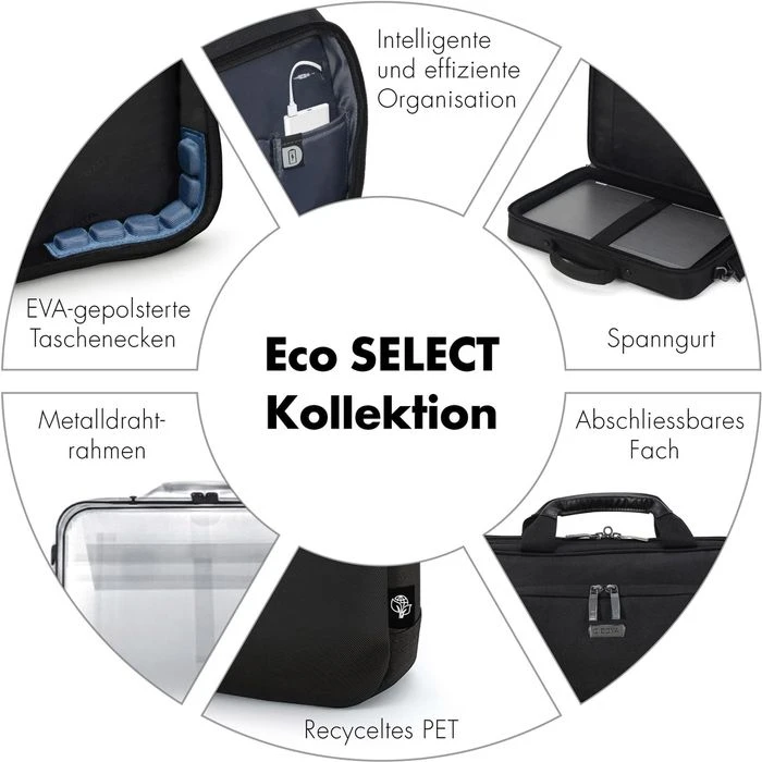 Dicota Laptop-Rucksack Eco Backpack Select, D31636-RPET, Bis 15,6 Zoll / 39,6 Cm, Recyceltes PET 9 Dicota Laptop-Rucksack Eco Backpack Select, D31636-RPET, Bis 15,6 Zoll / 39,6 Cm, Recyceltes PET – Bild 7