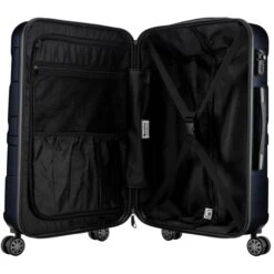 Suitline Reisekoffer Hartschale, Trolley, 4 Rollen, Blau 34L, 55cm, Größe S -Eastpak Shop 8f0d1aba6143ebfbcb4f6bb98a34441455f3d28b reisekoffer suitline hartschale