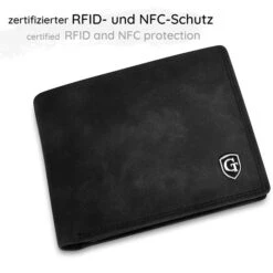 GenTo Geldbörse Manhattan, Kunstleder, Herren, RFID Schutz, Münzfach, Druckknopf, Schwarz -Eastpak Shop 91d23f3a1b38f9d6eb84a9e42447414bb5e8077f geldboerse gento manhattan kunstleder