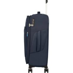 AmericanTourister Summerfunk Spinner, Weich Trolley 4 Rollen Blau 77L, 67,5cm Größe L Reisekoffer -Eastpak Shop 91f0065f875785f4e2962e2ade97944e9628806d reisekoffer americantourister summerfunk spinner