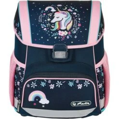 Alternative view of Herlitz Schulranzen Loop Plus Unicorn, 50037377, Für Mädchen, Blau / Rosa, 4-teiliges Set