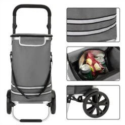 Monzana Einkaufstrolley 108230, Klappbar, Mit Kühlfach, Bis 50kg, Grau 12 Monzana Einkaufstrolley 108230, Klappbar, Mit Kühlfach, Bis 50kg, Grau -Eastpak Shop 938fb79981043d4de276602db1110947077f5f1f einkaufstrolley monzana 108230 klappbar