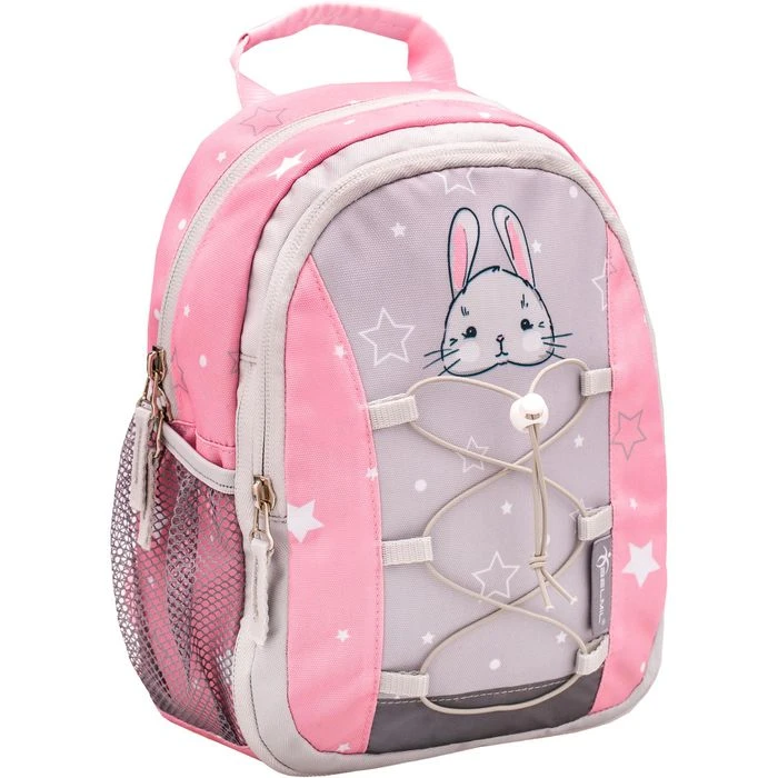 Belmil Kinderrucksack Mini Kiddy Woodland Rabbit, 305-9, Rosa / Grau, 1-3 Jahre, 6,5 Liter, 260g 3 Belmil Kinderrucksack Mini Kiddy Woodland Rabbit, 305-9, Rosa / Grau, 1-3 Jahre, 6,5 Liter, 260g