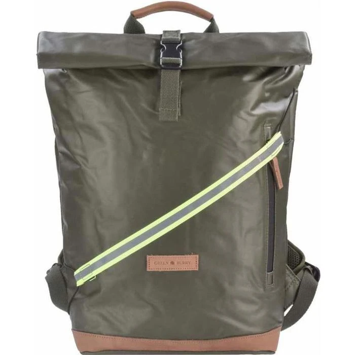 Greenburry Rucksack Aviator Waterproof, 5914, Roll-Top, Oliv, Laptopfach, Baumwolle, 18L, 44cm 3 Greenburry Rucksack Aviator Waterproof, 5914, Roll-Top, Oliv, Laptopfach, Baumwolle, 18L, 44cm