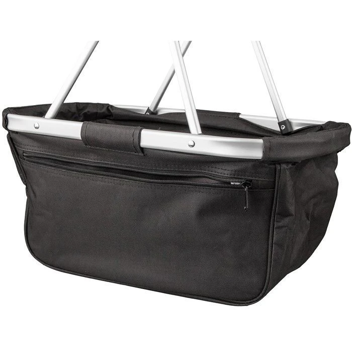 Halfar Einkaufskorb BASKET, Faltbar, Stoff, 45 X 25 X 25cm, Schwarz 6 Halfar Einkaufskorb BASKET, Faltbar, Stoff, 45 X 25 X 25cm, Schwarz – Bild 4