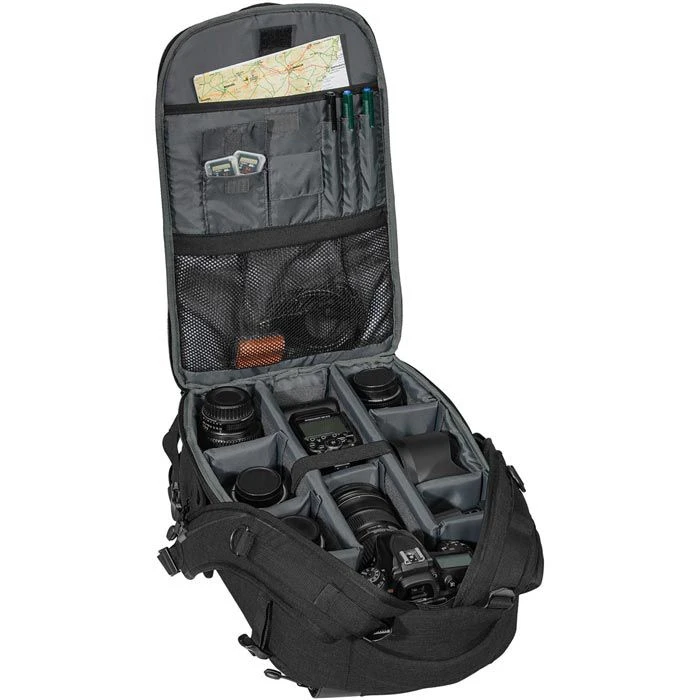 Pedea Kamerarucksack Fashion, Tabletfach, Regenhülle, Schwarz 7 Pedea Kamerarucksack Fashion, Tabletfach, Regenhülle, Schwarz – Bild 5