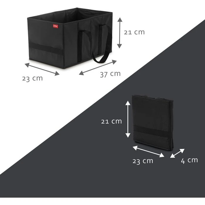 Achilles Einkaufskorb Smart-Box, Faltbar, Schwarz, 37 X 23 X 21cm 5 Achilles Einkaufskorb Smart-Box, Faltbar, Schwarz, 37 X 23 X 21cm – Bild 3