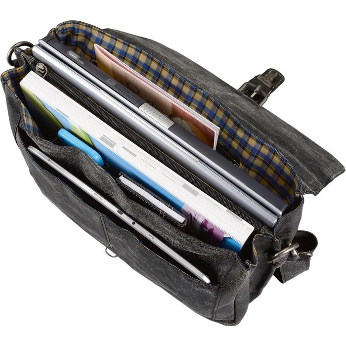 Pride&Soul Aktentasche Scratch, 47194, Braun, Mit Schnallenverschluss, Echt Leder 4 Pride&Soul Aktentasche Scratch, 47194, Braun, Mit Schnallenverschluss, Echt Leder – Bild 2