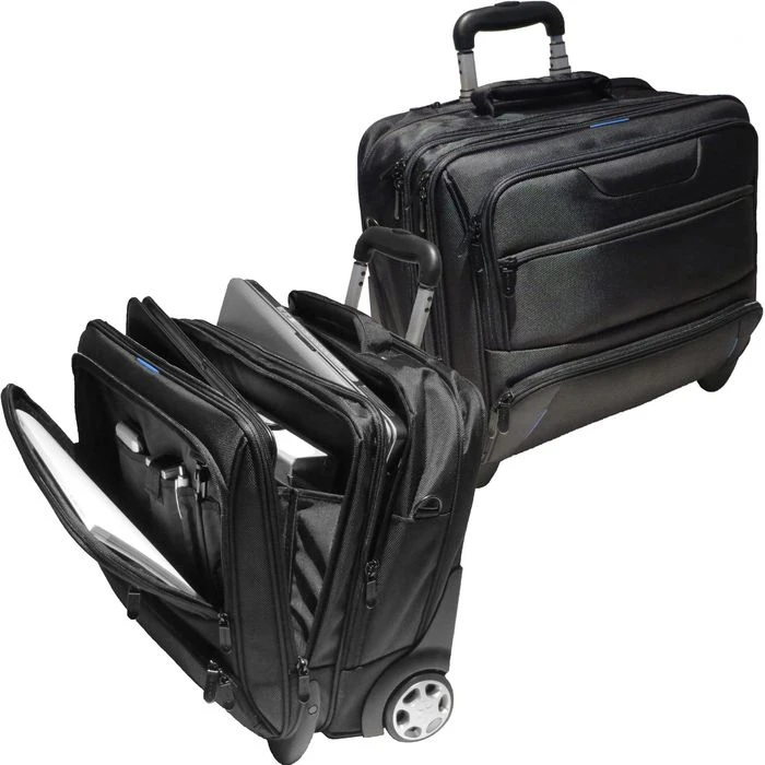 Dermata Business-Trolley Office Case 3486NY, Nylon, Mit Laptopfach, Schwarz, 31L 6 Dermata Business-Trolley Office Case 3486NY, Nylon, Mit Laptopfach, Schwarz, 31L – Bild 4