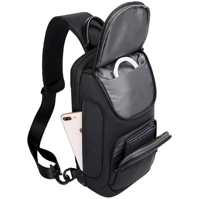 BANGE Umhängetasche DX, Nylon, 19 X 33 X 10 Cm, Schwarz 7 BANGE Umhängetasche DX, Nylon, 19 X 33 X 10 Cm, Schwarz – Bild 5