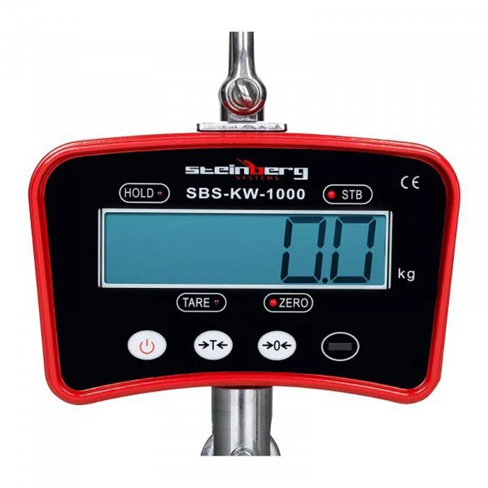 Steinberg-Systems Kranwaage SBS-KW-1000R, Mit Fernbedienung, Teilung 500g, Bis 1000kg 5 Steinberg-Systems Kranwaage SBS-KW-1000R, Mit Fernbedienung, Teilung 500g, Bis 1000kg – Bild 3