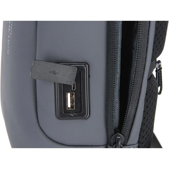 BANGE Umhängetasche SRX, Nylon, 18 X 29 X 9 Cm, Grau 6 BANGE Umhängetasche SRX, Nylon, 18 X 29 X 9 Cm, Grau – Bild 4