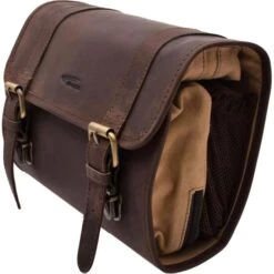 Menzo Kulturbeutel, 4 Liter, Breite 26cm, Echt Leder, Marone -Eastpak Shop a657bf3c8f68e6049c106eb20106cddeb51d3345 kulturbeutel menzo