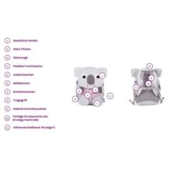 Affenzahn Kinderrucksack Koala, Großer Freund, Grau, 3-5 Jahre, 8 Liter, 420g 11 Affenzahn Kinderrucksack Koala, Großer Freund, Grau, 3-5 Jahre, 8 Liter, 420g -Eastpak Shop a7922c2e69383f18373f227673f6b881e507b40f kinderrucksack affenzahn koala