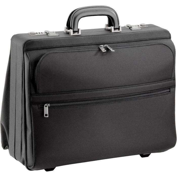 D&N Aktenkoffer 2649 Tradition, Schwarz, Nylon, Mit Zahlenschloss Und Laptopfach 3 D&N Aktenkoffer 2649 Tradition, Schwarz, Nylon, Mit Zahlenschloss Und Laptopfach