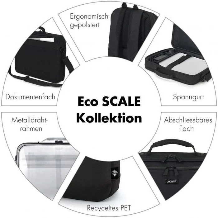 Dicota Laptop-Rucksack Eco Backpack Scale, D31735, Bis 15,6 Zoll / 39,6 Cm, Polyester 8 Dicota Laptop-Rucksack Eco Backpack Scale, D31735, Bis 15,6 Zoll / 39,6 Cm, Polyester – Bild 6