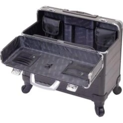 Alternative view of Alumaxx Pilotenkoffer Pandora 45169, Trolley, Aluminium, Mit Laptopfach, Schwarz