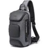 BANGE Umhängetasche AIR City, Nylon, 23 X 36 X 13 Cm, Grau -Eastpak Shop b14195afc19a722d56e562c432c0695d08480356 umhaengetasche bange air city