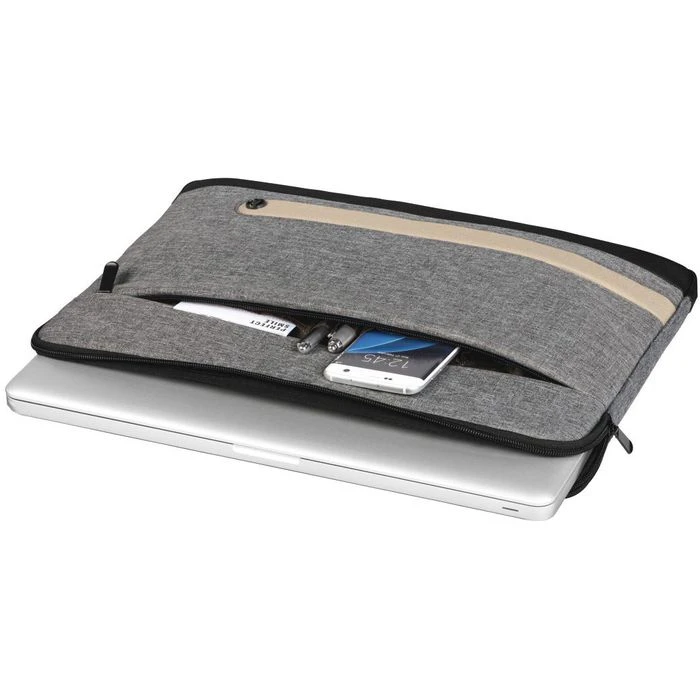 Hama Laptophülle Notebook Sleeve Terra, 196603, Polyester, Grau, Bis 39,6 Cm / 15,6 Zoll 4 Hama Laptophülle Notebook Sleeve Terra, 196603, Polyester, Grau, Bis 39,6 Cm / 15,6 Zoll – Bild 2