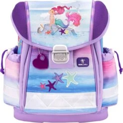 Belmil Schulranzen Classy Beautiful Mermaid 403-13, Für Mädchen, Lila, 4-teiliges Set -Eastpak Shop b9f573912ae2c93b8bb16c77fd75bbc6611f3f2c schulranzen belmil classy beautiful mermaid 403 13